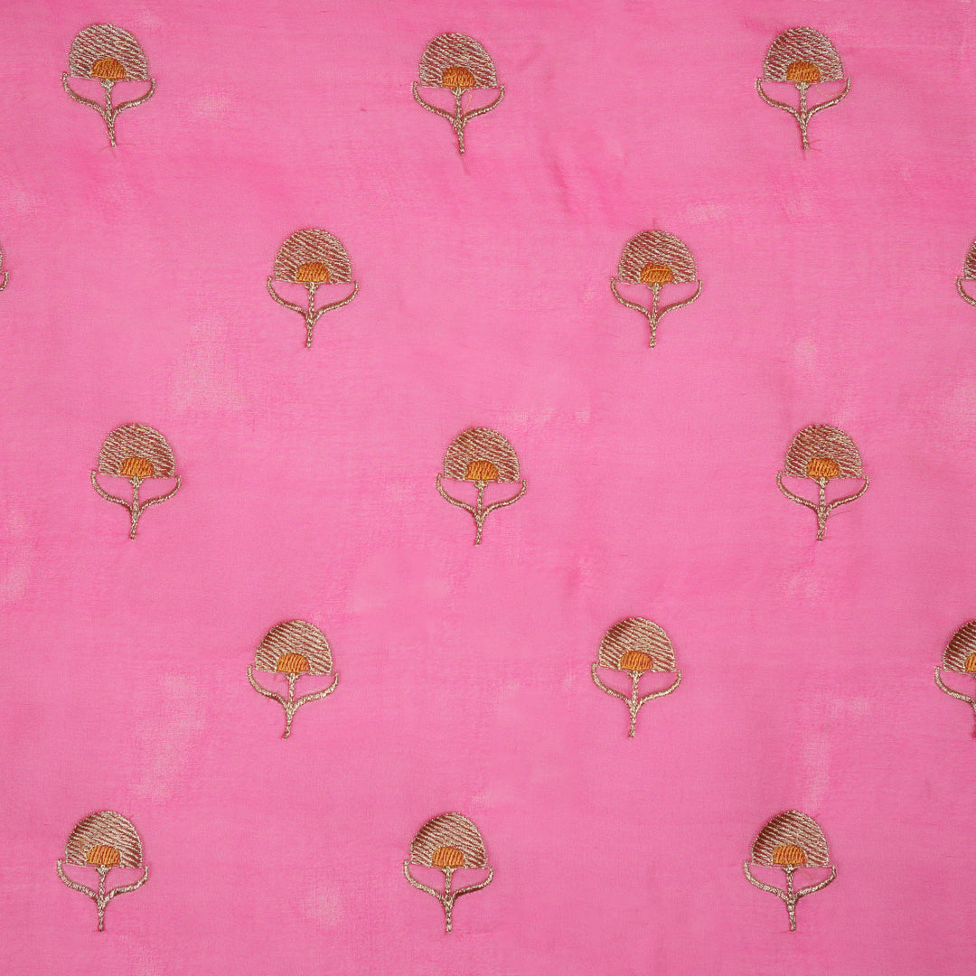 Sahira Buti On  Fuxia Semi Organza