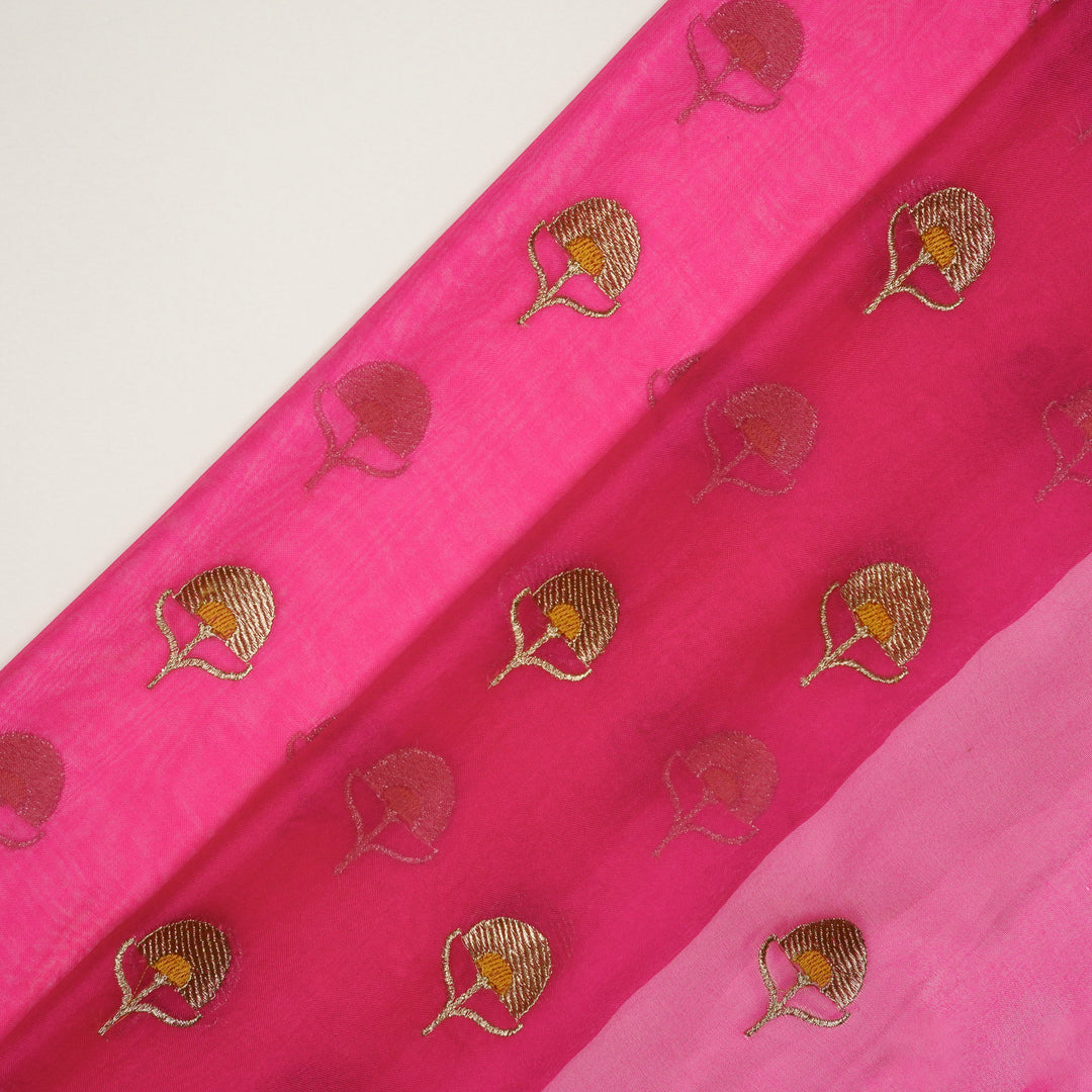 Sahira Buti On  Fuxia Semi Organza