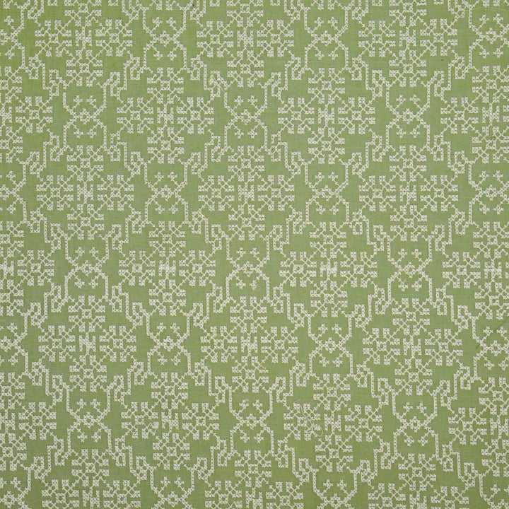 Daliesque Jaal on Liril Green Cotton Silk