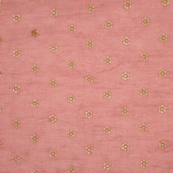 Sona Buti on Onion Tissue Embroidered Fabric