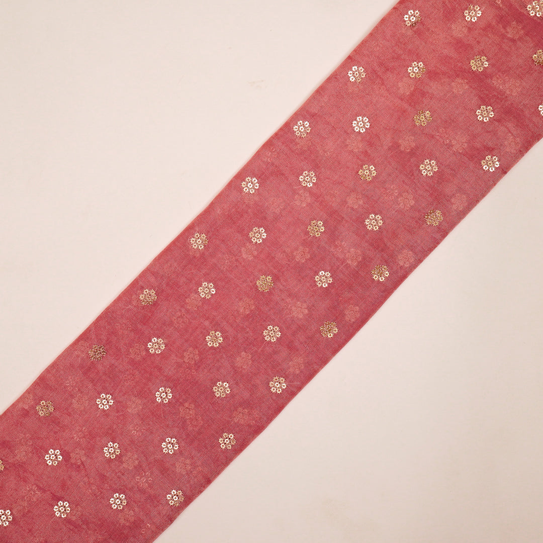 Sona Buti on Onion Tissue Embroidered Fabric