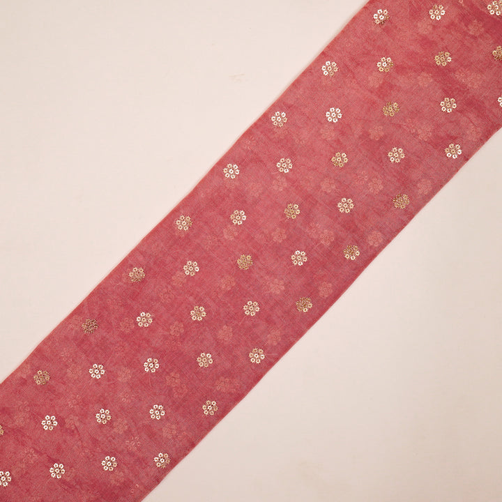 Sona Buti on Onion Tissue Embroidered Fabric