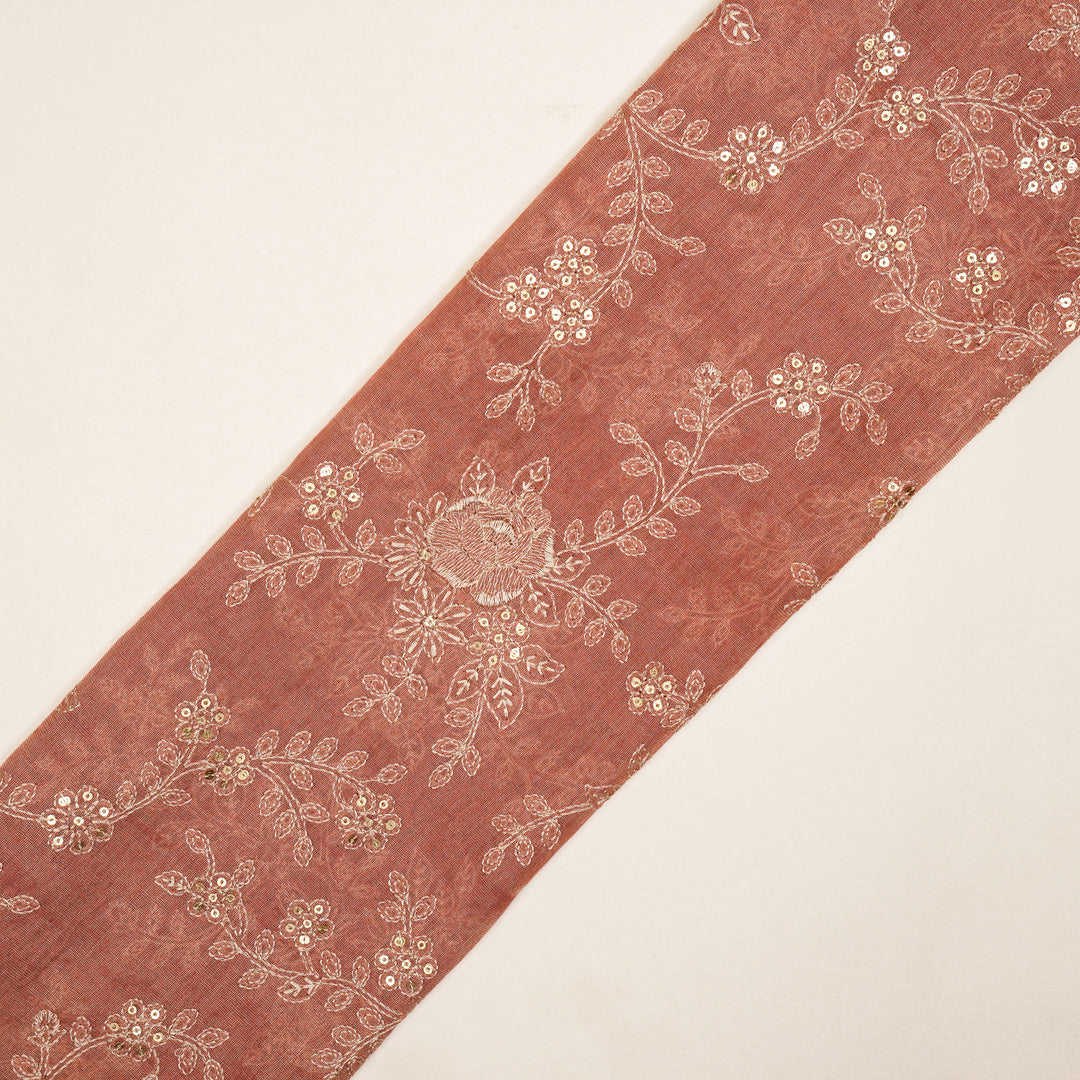 Jamira Jaal on Onion Tissue Embroidered Fabric