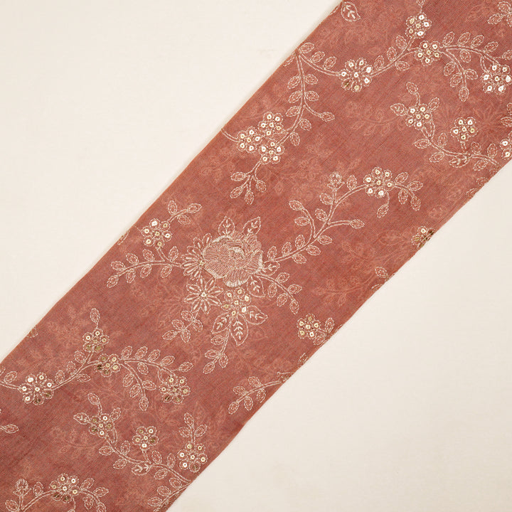 Jamira Jaal on Onion Tissue Embroidered Fabric