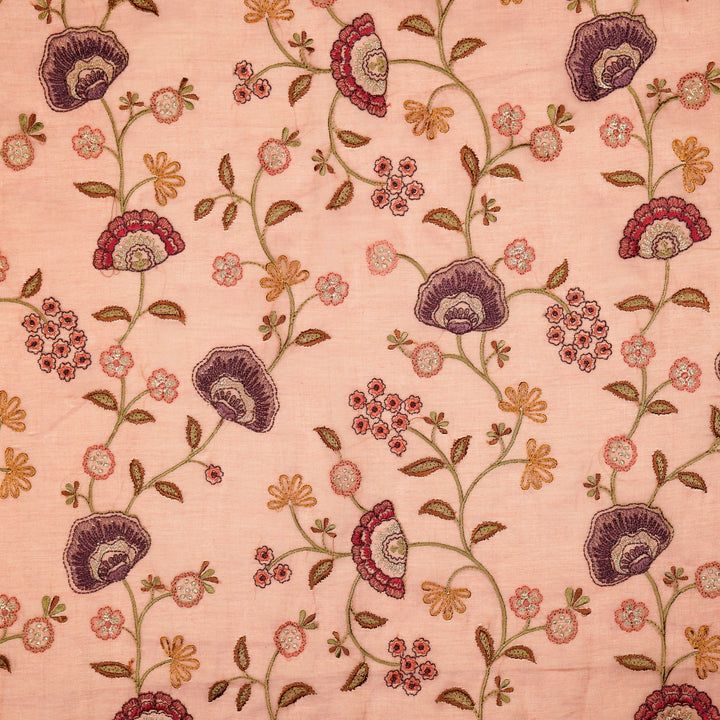 Zarifa Jaal on Onion Tissue Embroidered Fabric