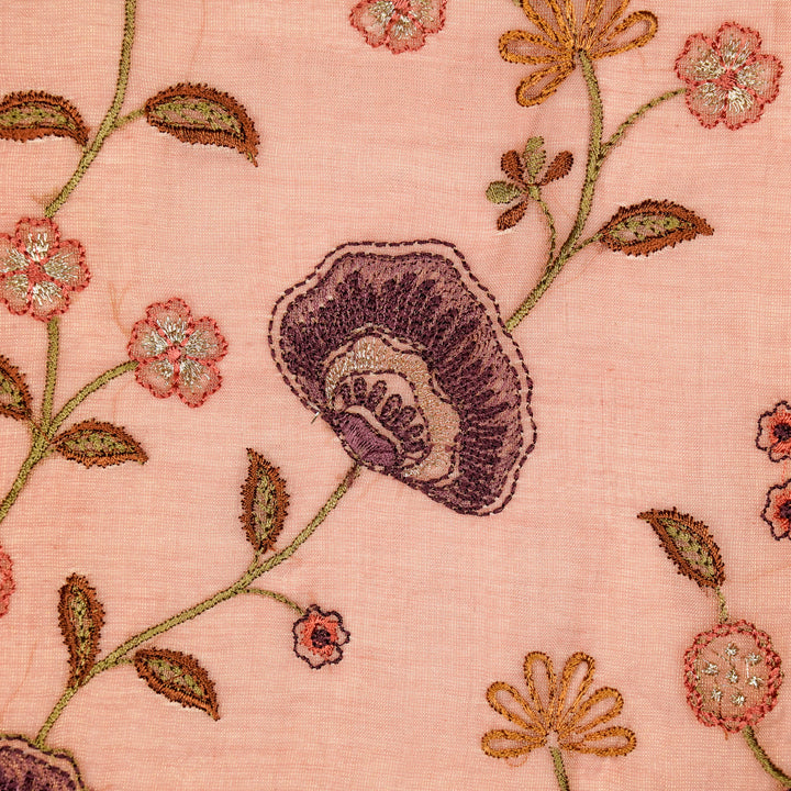 Zarifa Jaal on Onion Tissue Embroidered Fabric