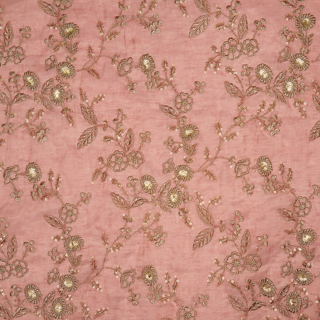 Elira Jaal on Onion Tissue Embroidered Fabric