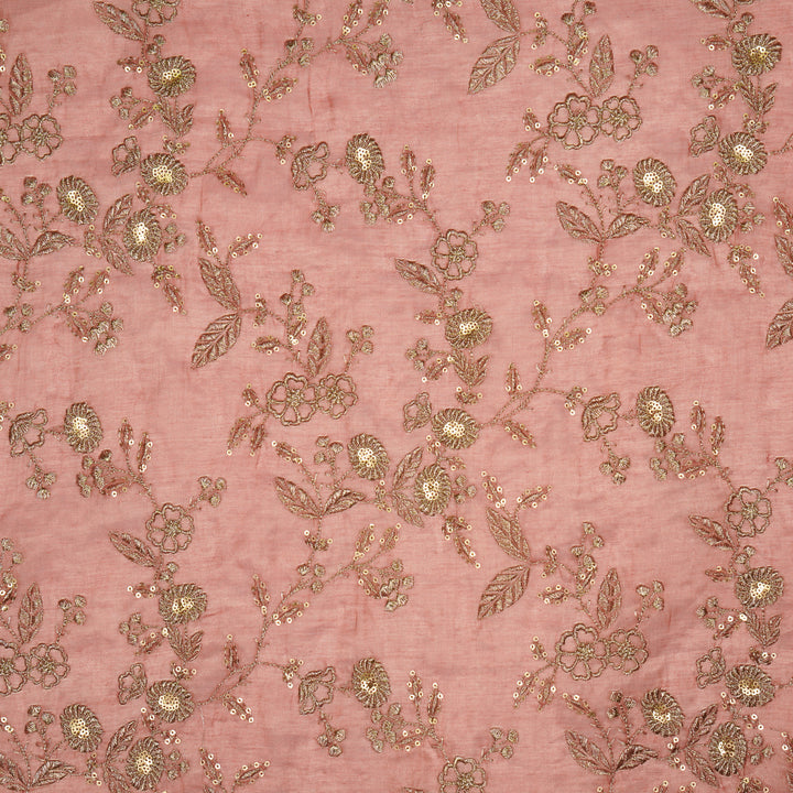 Elira Jaal on Onion Tissue Embroidered Fabric