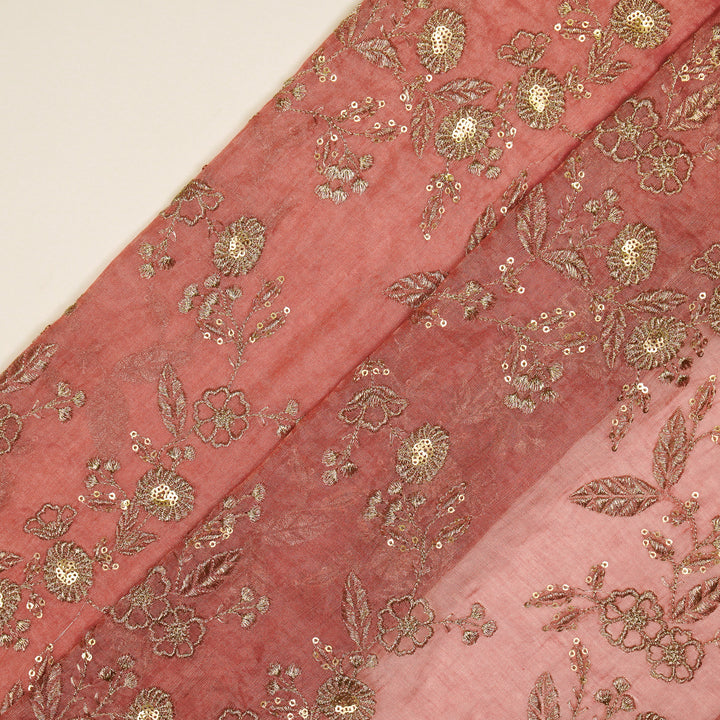 Elira Jaal on Onion Tissue Embroidered Fabric