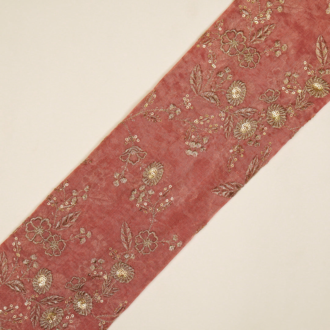 Elira Jaal on Onion Tissue Embroidered Fabric