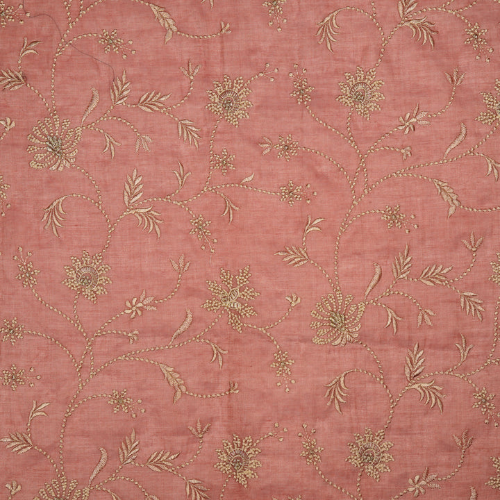 Safira Jaal on Onion Tissue Embroidered Fabric
