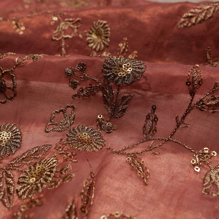 Elira Jaal on Onion Tissue Embroidered Fabric