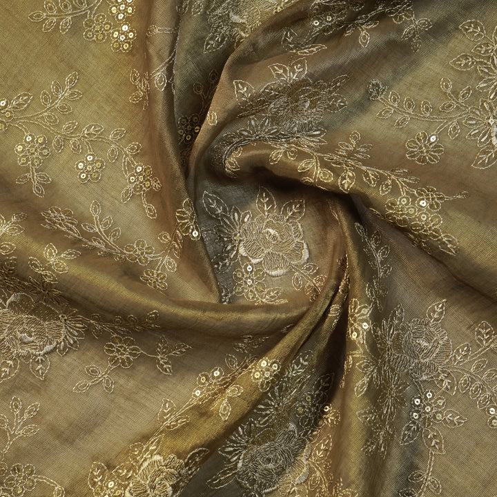 Jamira Jaal on Mouse Tissue Embroidered Fabric