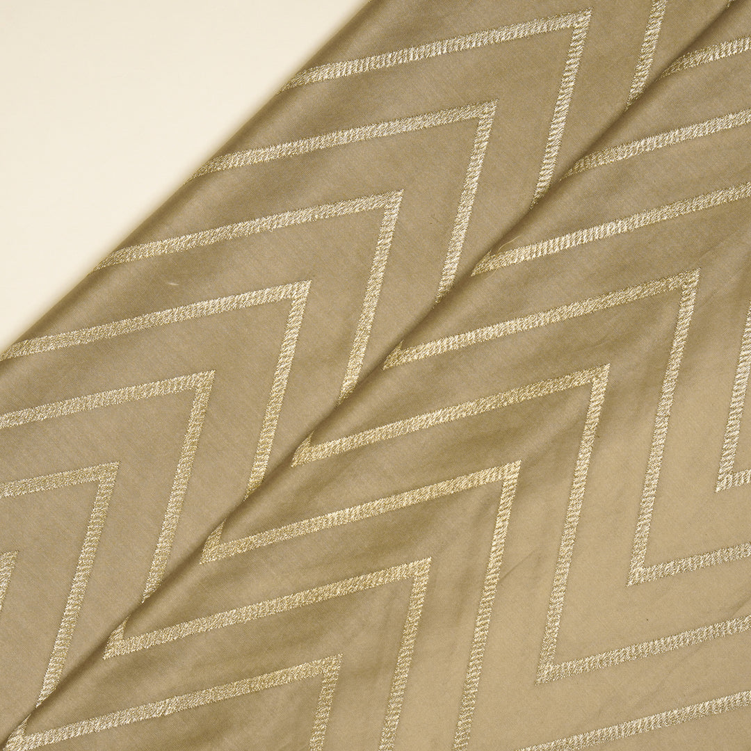 Masooma Jaal on Mouse Luxe Silk Chanderi Embroidered Fabric