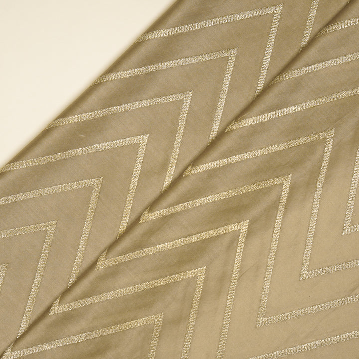 Masooma Jaal on Mouse Luxe Silk Chanderi Embroidered Fabric