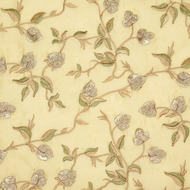 Rahima Jaal on Beige Luxe Silk Chanderi Embroidered Fabric