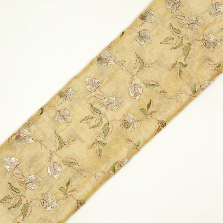 Rahima Jaal on Beige Luxe Silk Chanderi Embroidered Fabric