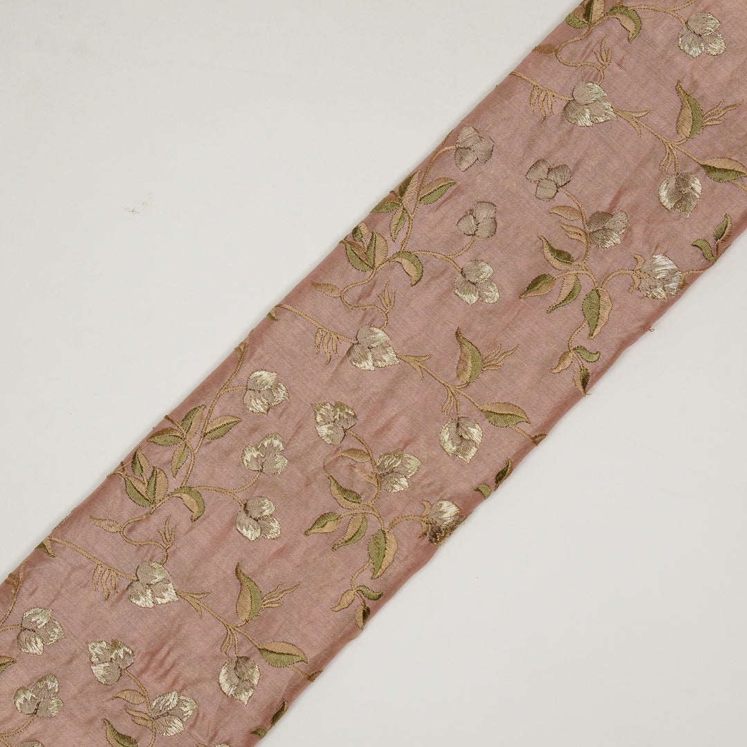 Rahima Jaal on Blush Luxe Silk Chanderi Embroidered Fabric