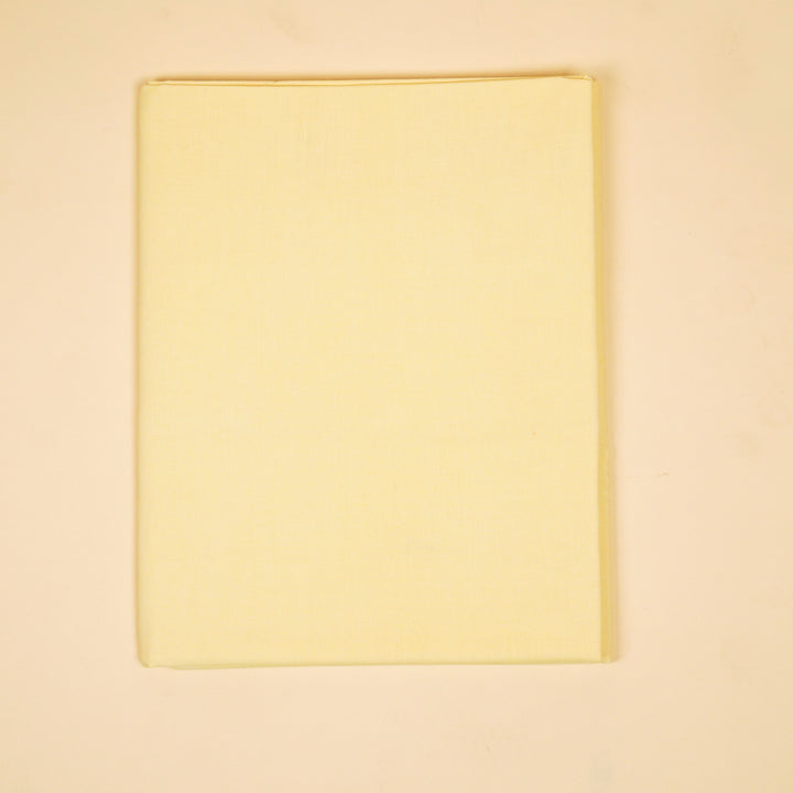 Kalgi Jaal Suit Fabric Set On Malmal (Unstitched)- Lemon