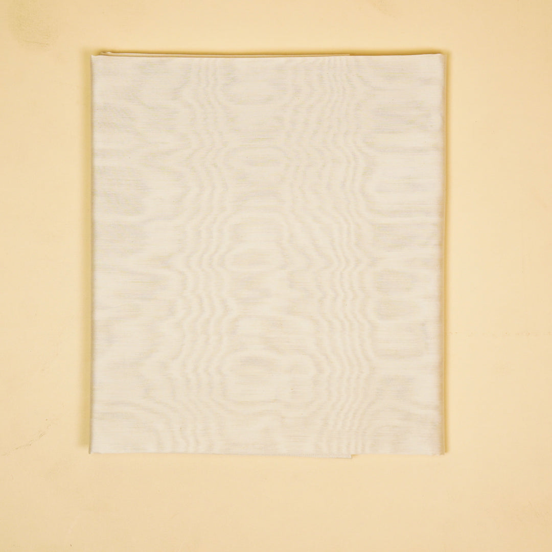 Nagma Jaal Suit fabric set on Silk Chanderi (Unstitched)- Ivory