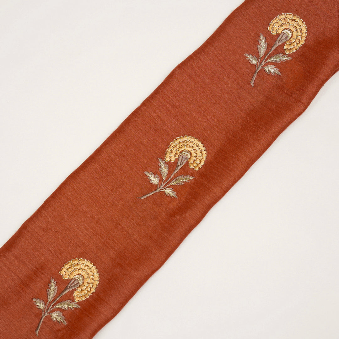 Shabana Floral Buta on Redl Munga Silk- Zarinama