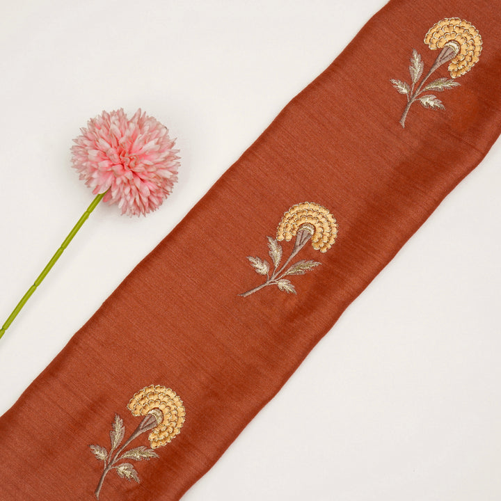 Shabana Floral Buta on Redl Munga Silk- Zarinama