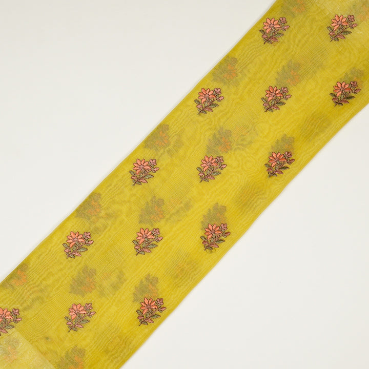 Avya Buti on Lemon Cotton Silk