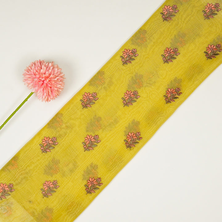Avya Buti on Lemon Cotton Silk