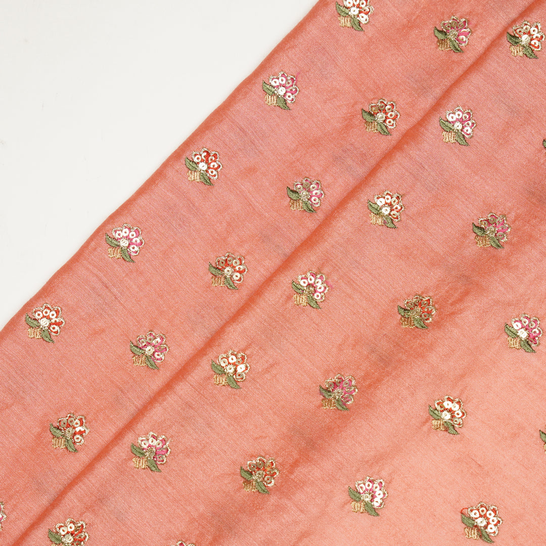 Soraya Buti on Carrot Pink Munga Silk