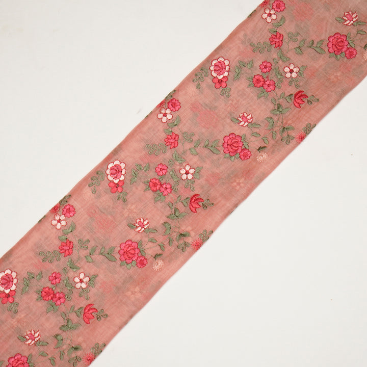 Ivana Jaal On Light Peach Cotton Silk