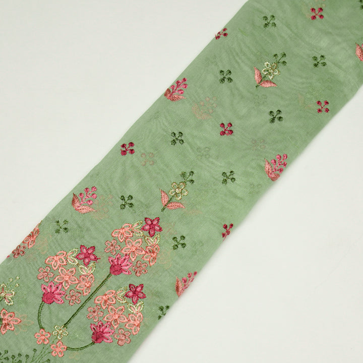 Rukhsana Buti on Sea Green Cotton Silk