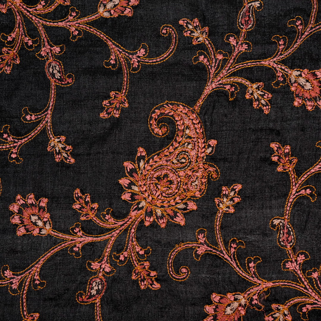 Munira Jaal on Black Tussar Silk