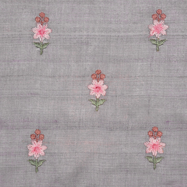 Adila Buti on Mauve Tussar Silk