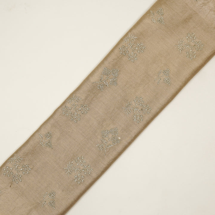 Lubna Buta Buti Mixture on Blush Silk Chanderi Embroidered Fabric