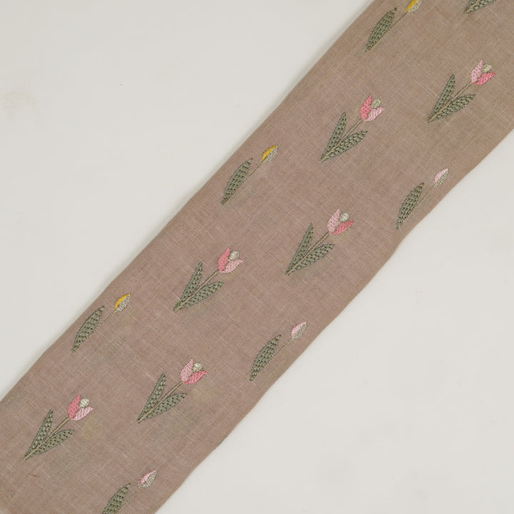 Luma Buti on Onion Gauged Linen Embroidered Fabric