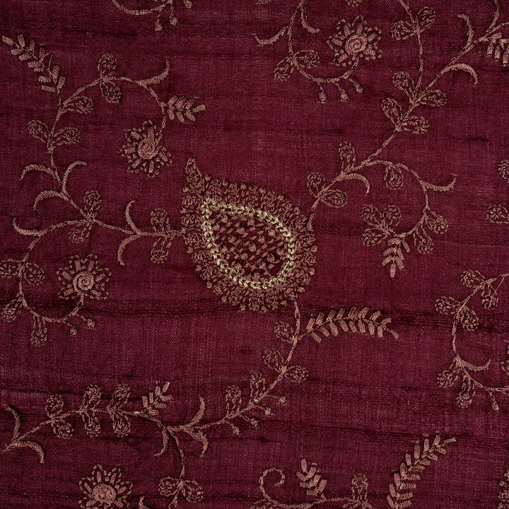 Salma Jaal on Magenta Tussar Silk