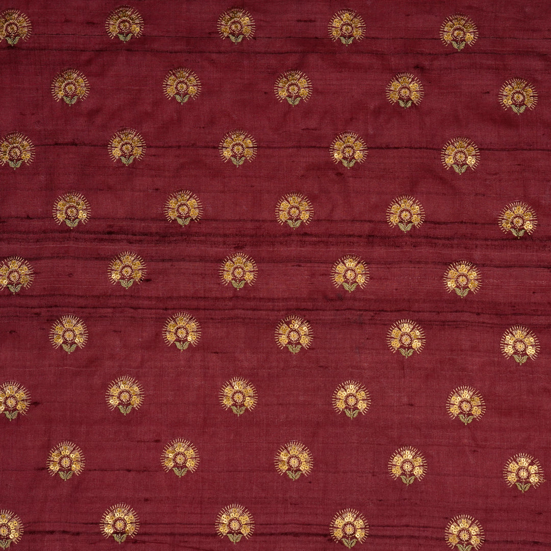 Raisa Buti on Magenta Tussar Silk