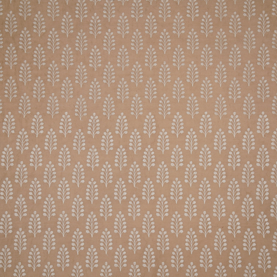 Vanika Buti on Blush Silk Chanderi Embroidered Fabric