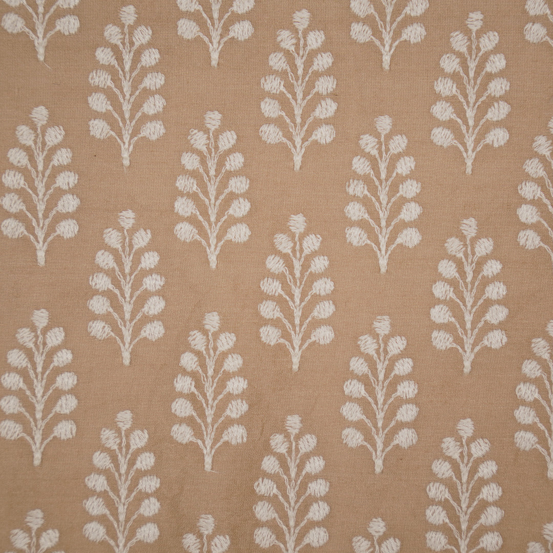 Vanika Buti on Blush Silk Chanderi Embroidered Fabric