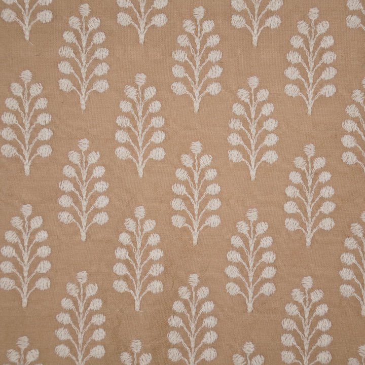 Vanika Buti on Blush Silk Chanderi Embroidered Fabric