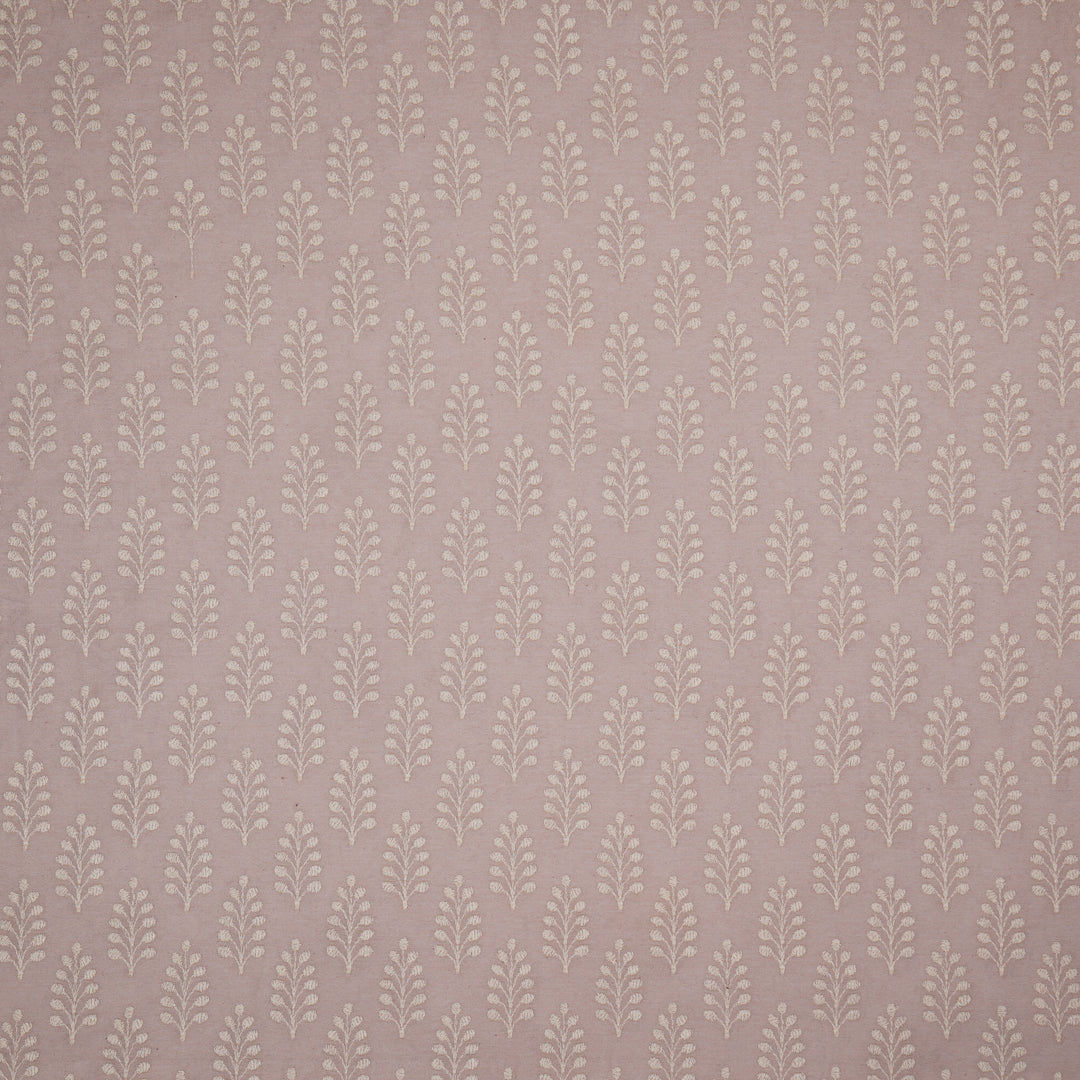 Vanika Buti on Lavender Silk Chanderi Embroidered Fabric