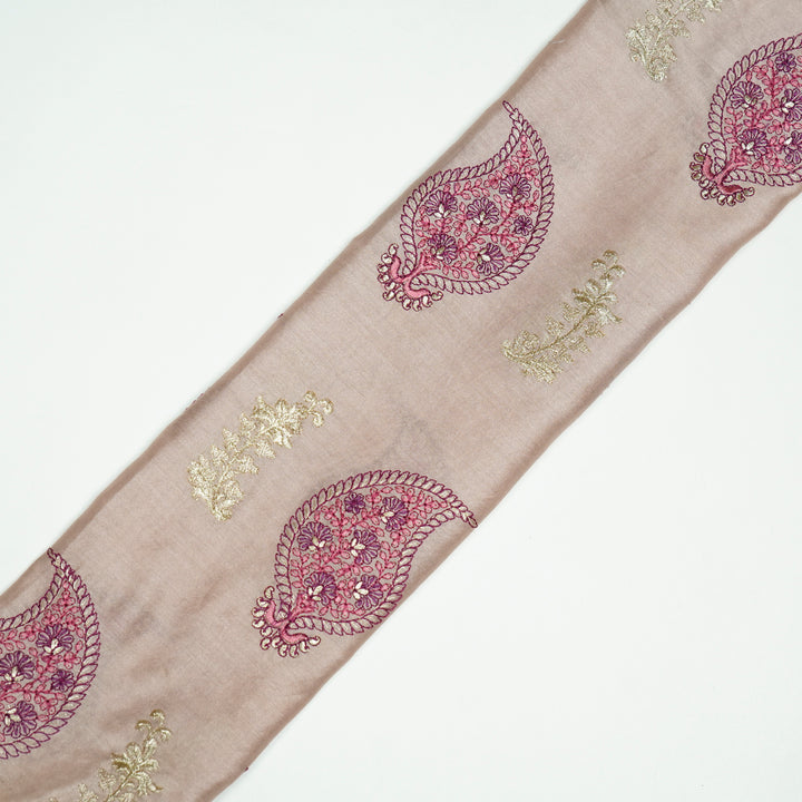 Umaima Buta on Onion Luxe Silk Chanderi Embroidered Fabric