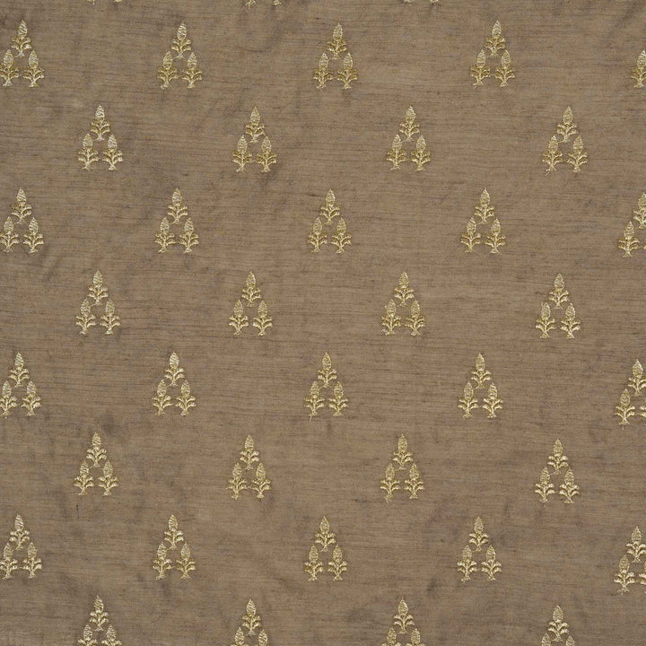 Disha Buti on Mouse Munga Silk Embroidered Fabric