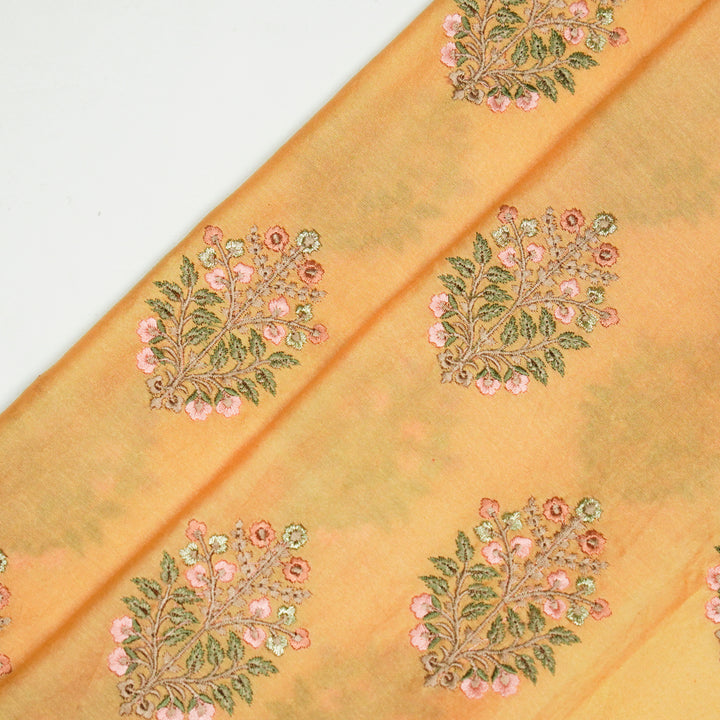 Zaira Buta on Mango Luxe Silk Chanderi Embroidered Fabric