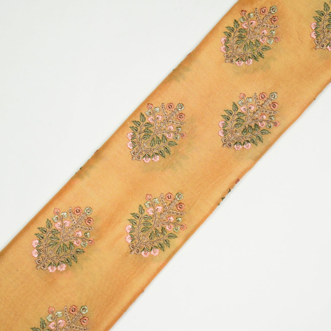 Zaira Buta on Mango Luxe Silk Chanderi Embroidered Fabric