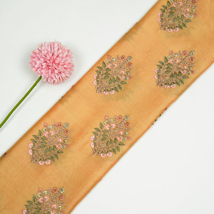 Zaira Buta on Mango Luxe Silk Chanderi Embroidered Fabric