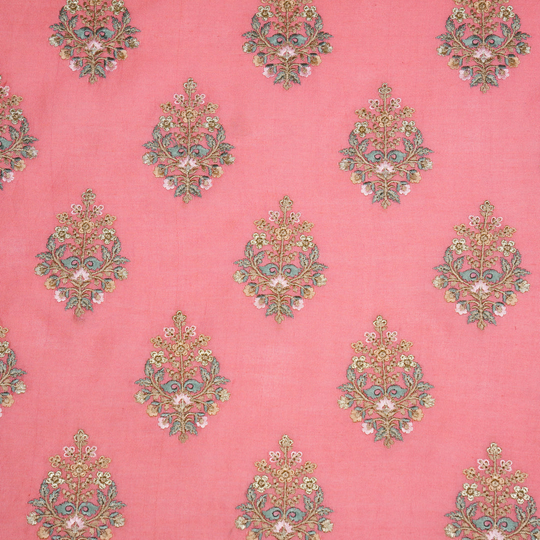 Zaira Buta on Tomato Luxe Silk Chanderi Embroidered Fabric