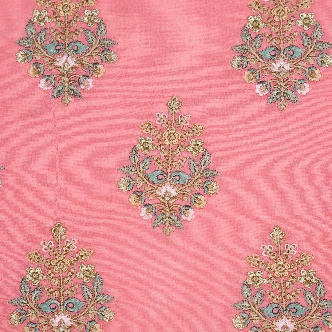 Zaira Buta on Tomato Luxe Silk Chanderi Embroidered Fabric