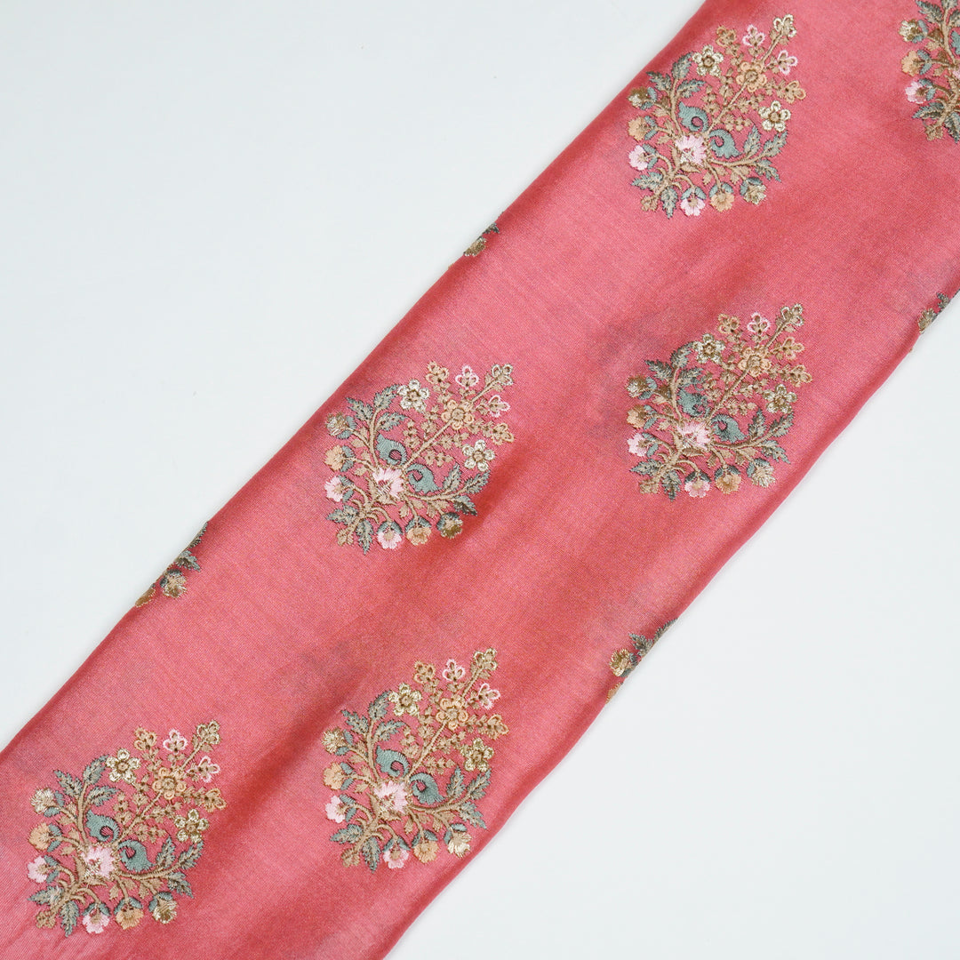 Zaira Buta on Tomato Luxe Silk Chanderi Embroidered Fabric