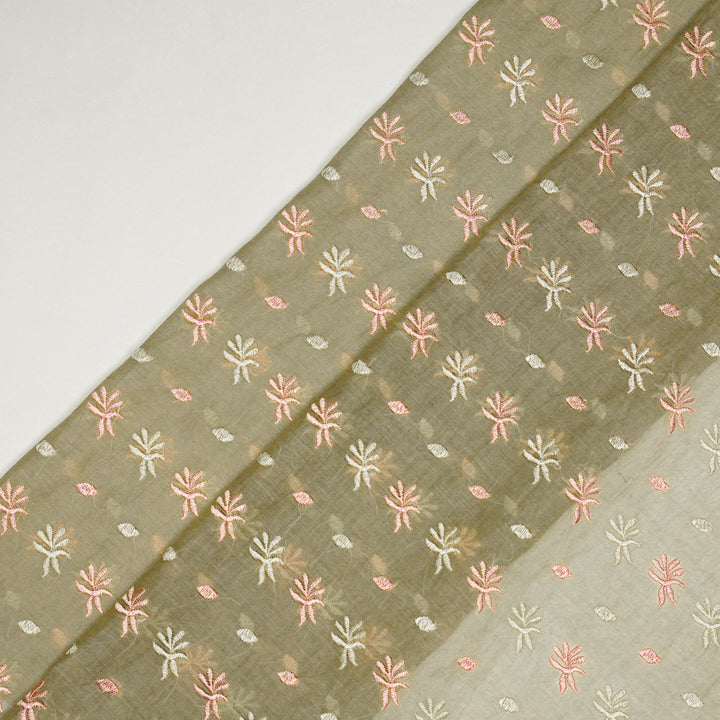 Smita Buti on Mouse Cotton Silk Embroidered Fabric